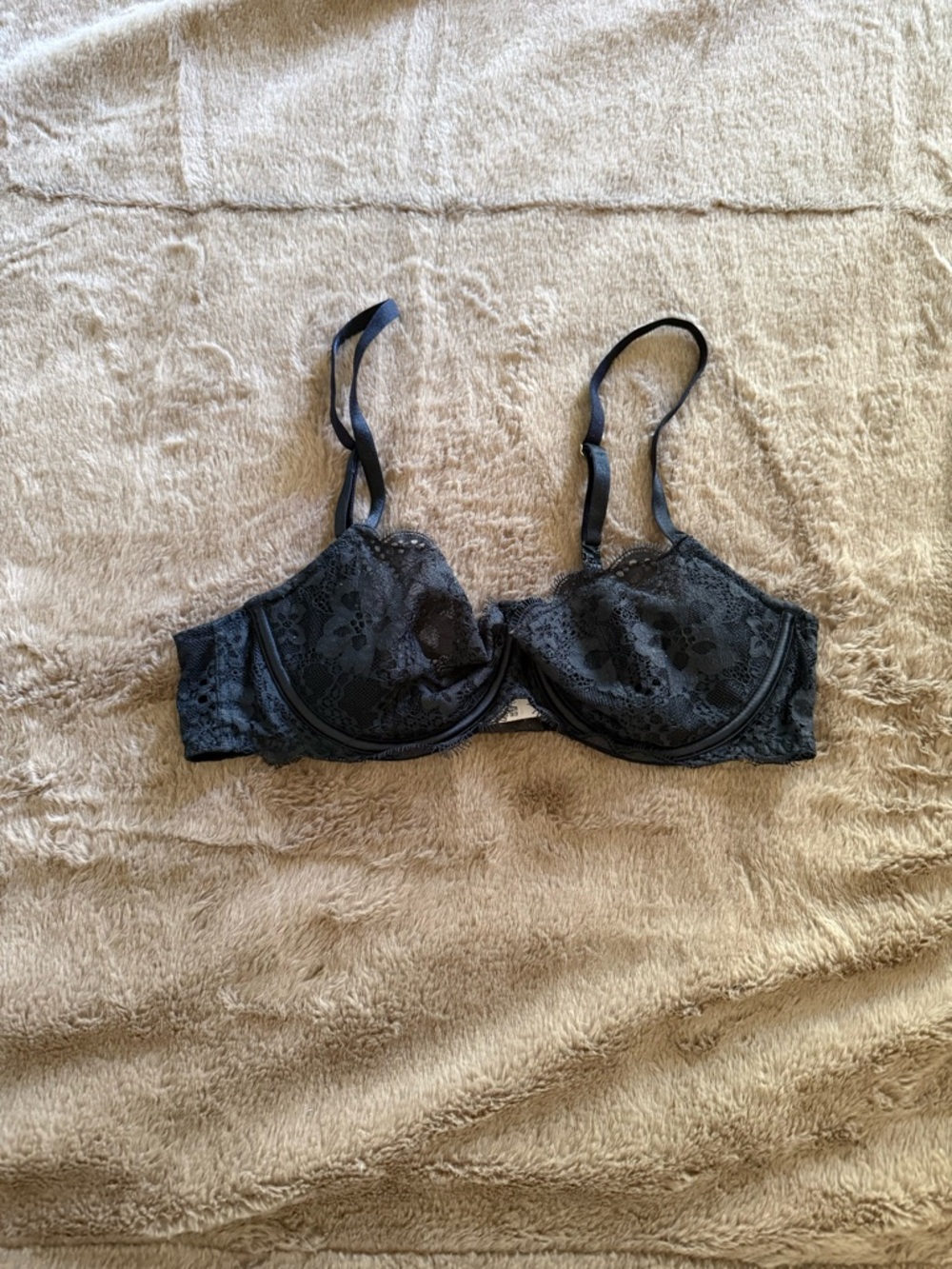 Victoria's Secret Black Lace Underwire Bra
